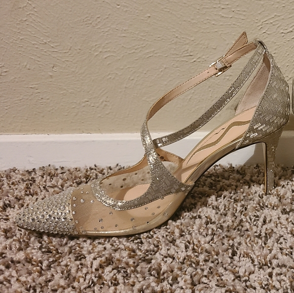 nina shoes rose gold